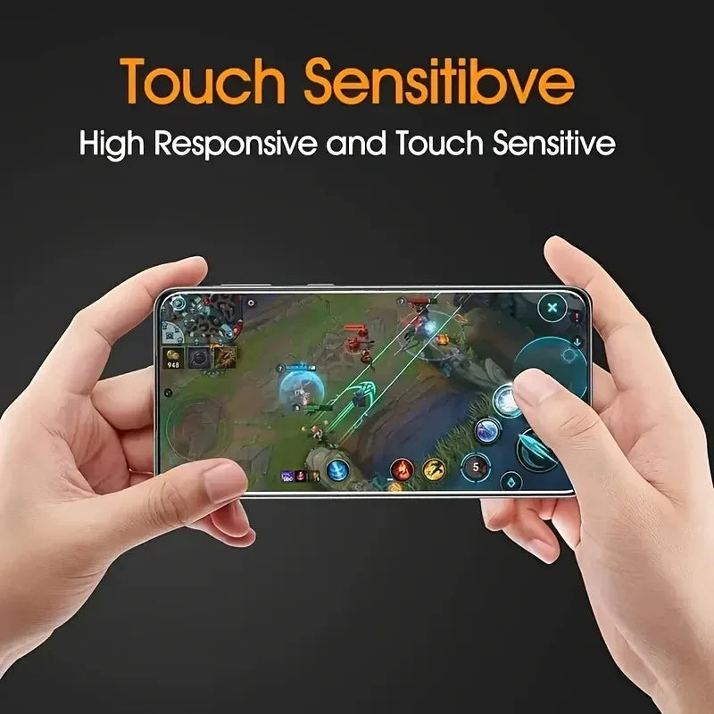 Privacy Tempered Glass Screen Protector for Samsung Galaxy - 3-Pack Tidesmit