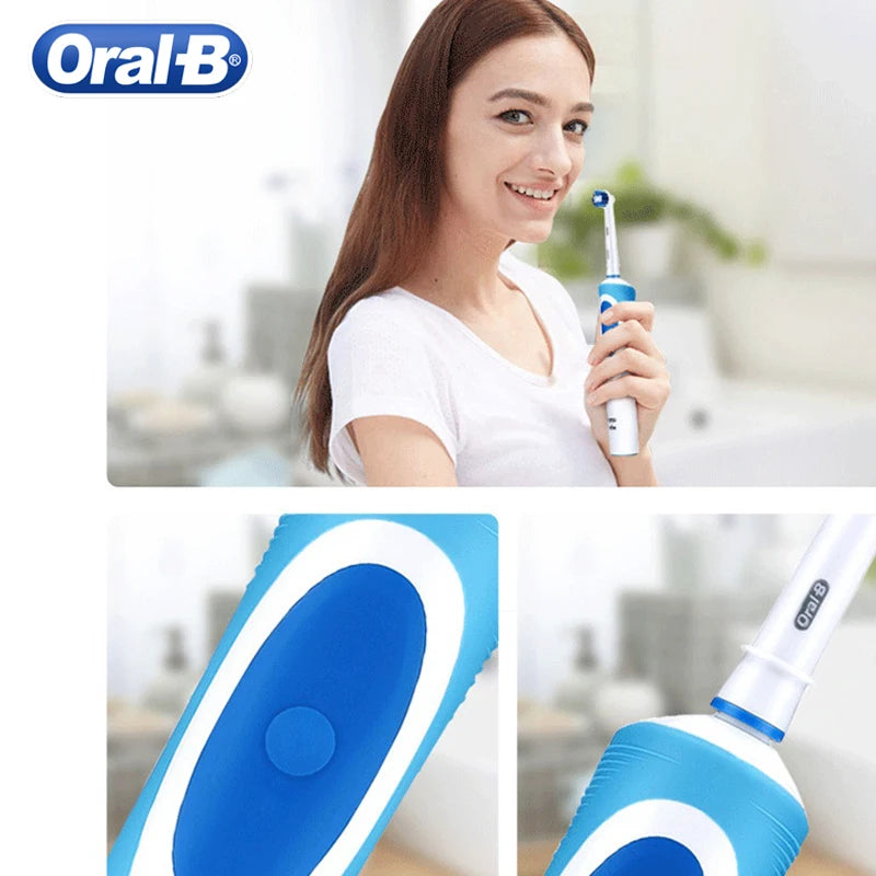 Tidesmit Oral B electric toothbrush showing inductive charging base and extra brush head accessory