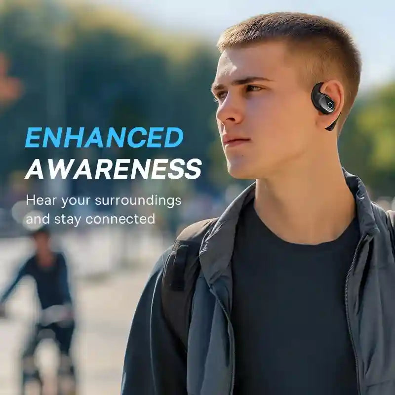 Tidesmit Open Ear Wireless Headphones - Waterproof Sport Earbuds Tidesmit