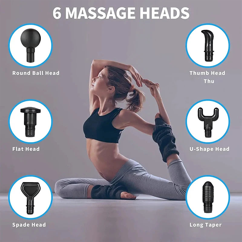 Deep Tissue Massage Gun - Portable Percussion Muscle Recovery Tool Relaxation Treatment Tidesmit