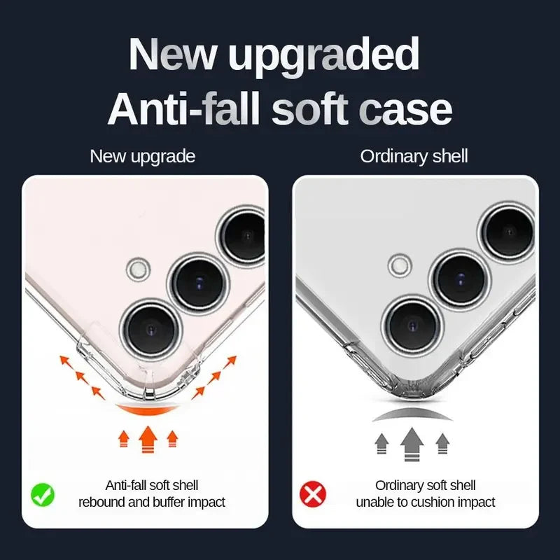 Samsung Galaxy Clear Phone Case: Shockproof Slim Fit Protection Tidesmit