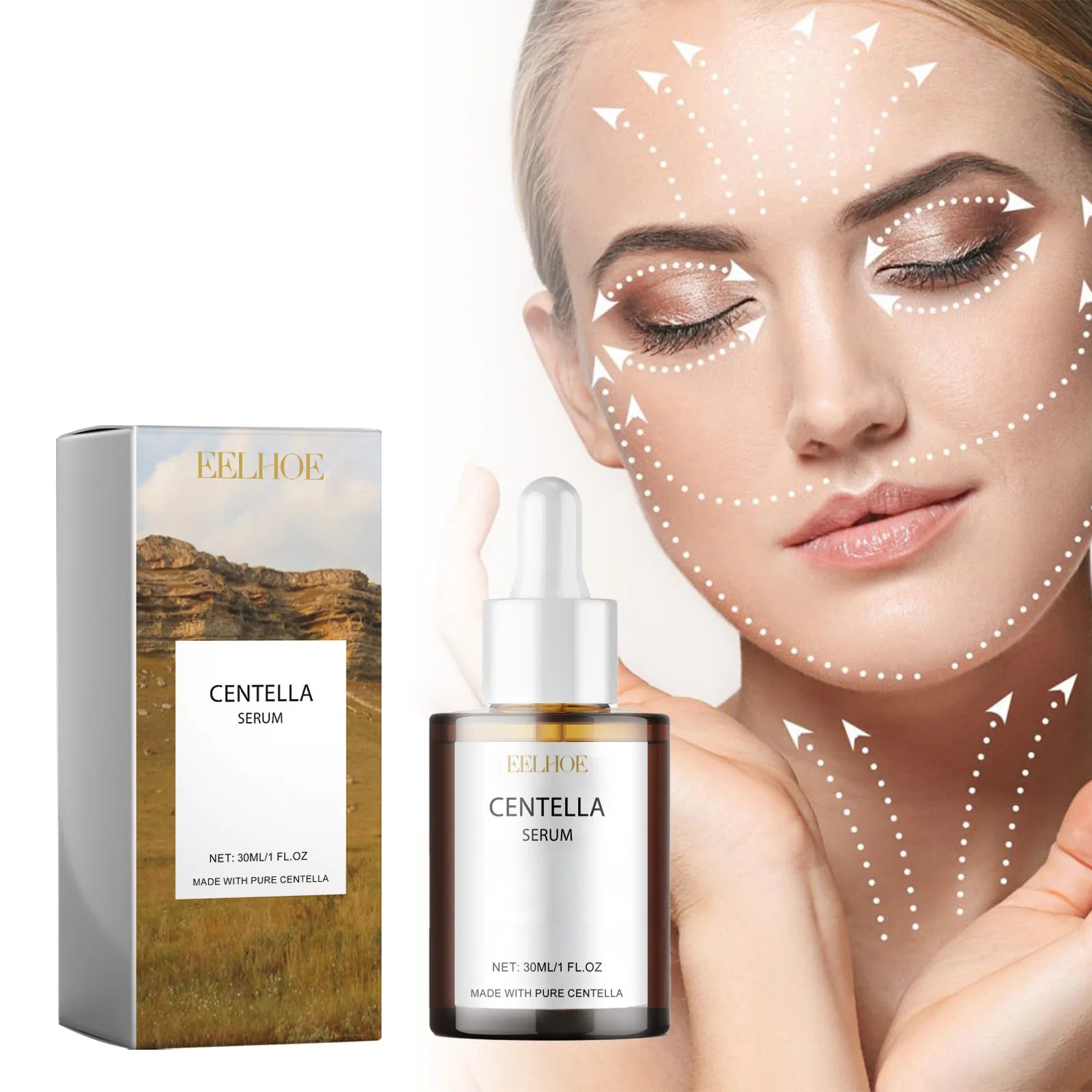 Centella Cleansing Oil Facial Makeup Remover Clean Nose Pores Rejuvenation Face Repair Skin Smooth Hydrating Face Centella Serum