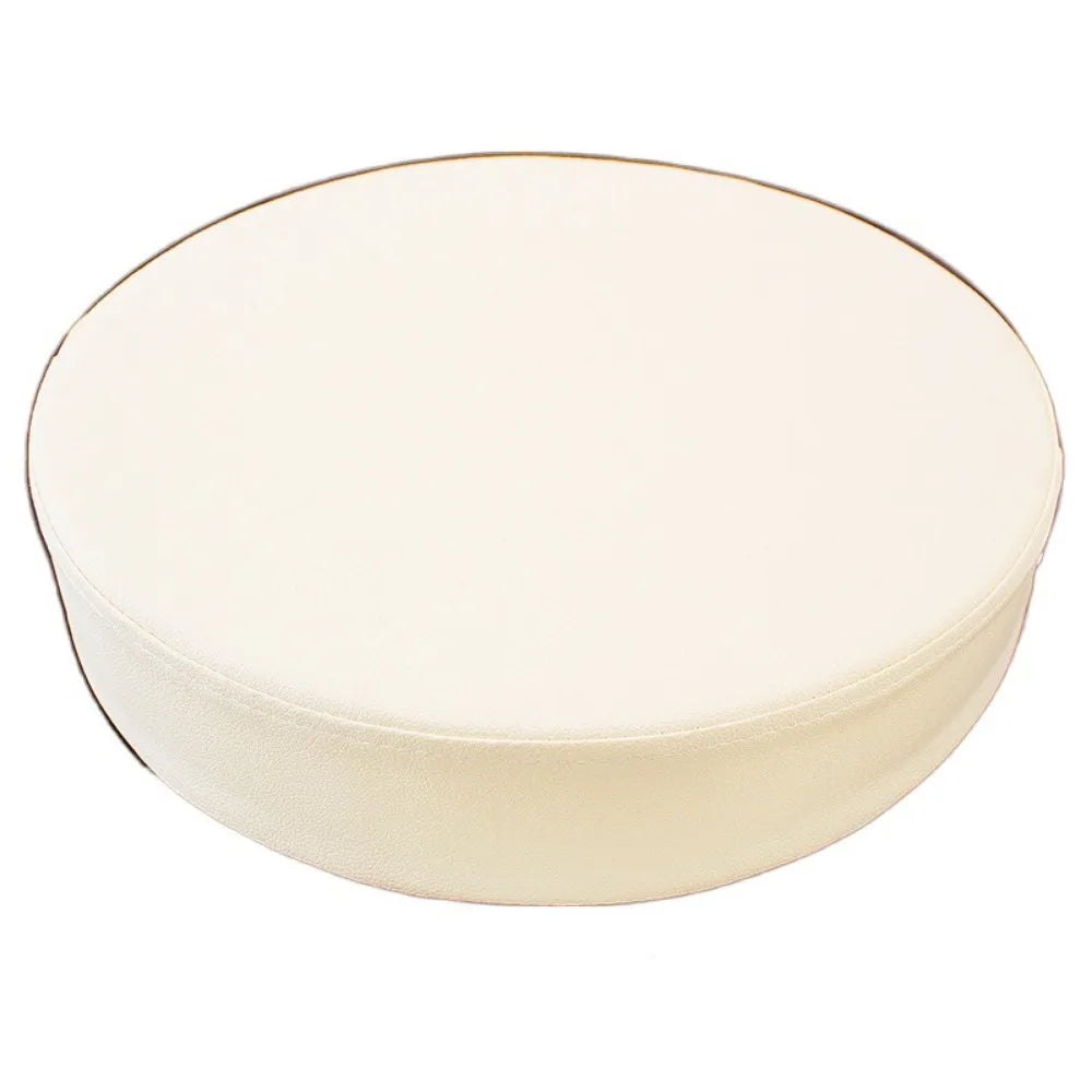 Simple Japanese Style Leather Round Cushion Thicken Soft Floor Cushion Waterproof Meditation Window Pillow for Home