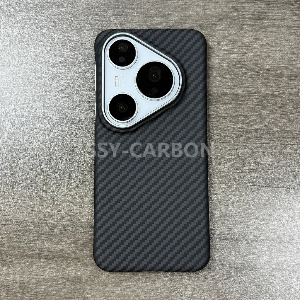 Carbon Fiber Huawei Pura 80 Ultra Case - Slim MagSafe Shock-Absorbing Cover Tidesmit