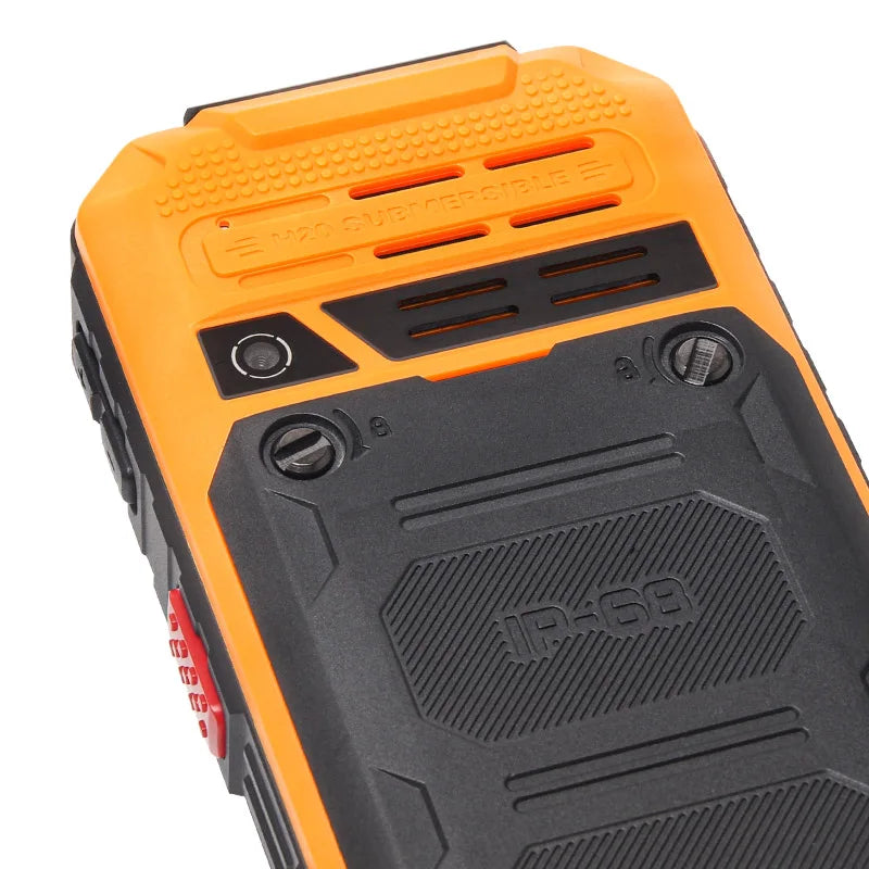 UNIWA S9 4G Feature Phone 2.4 ” IP68 Waterproof SOS Button Big Loudspeaker LED Light 3000mAh Rugged Cost-effective Mobile Phones