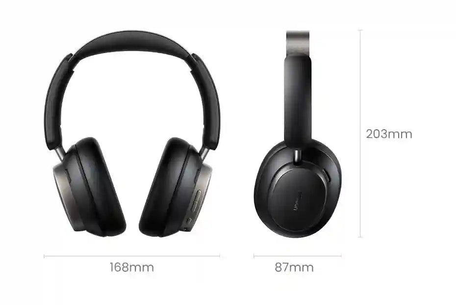 Wireless Noise Canceling Headphones - Hi-Res LDAC Over-Ear Studio Monitor Tidesmit