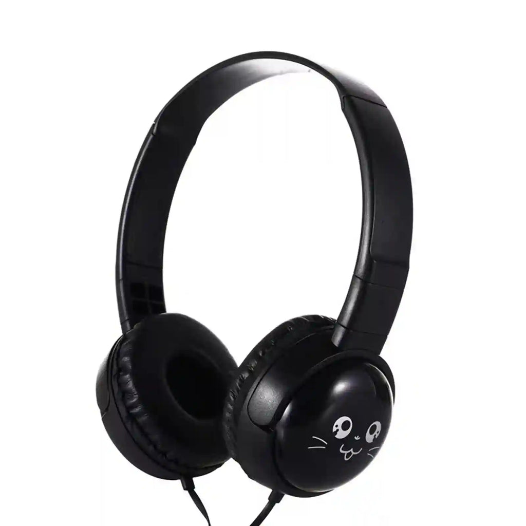 Wired Over-Ear Headphones for Kids with Mic, Adjustable Fit, Blue Tidesmit