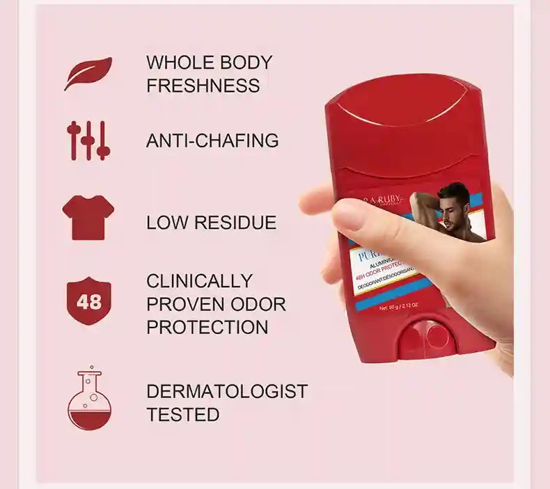 Tidesmit Old Spice High Endurance aluminum-free deodorant for men with Pure Sport scent for sweat and odor protection