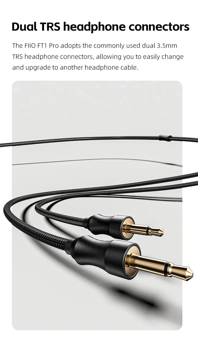 FiiO FT1 Pro Planar Magnetic Headphones Hi-Fi Black - Tidesmit Tidesmit