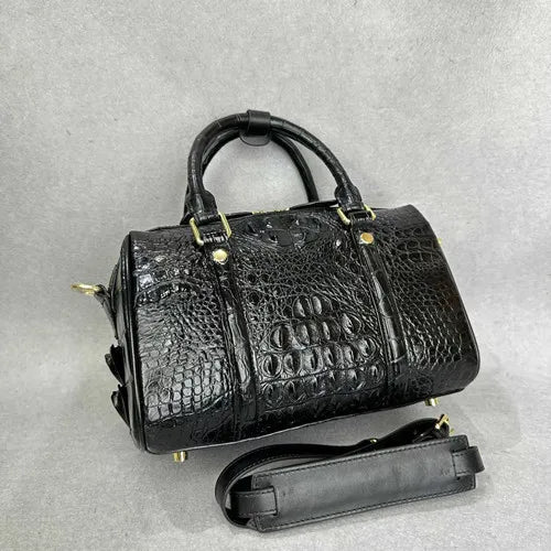 2025 New Skull Crocodile Leather Women's Handbag Genuine Leather Lady Shoulder Bag Large Capacity Bag For Woman 45