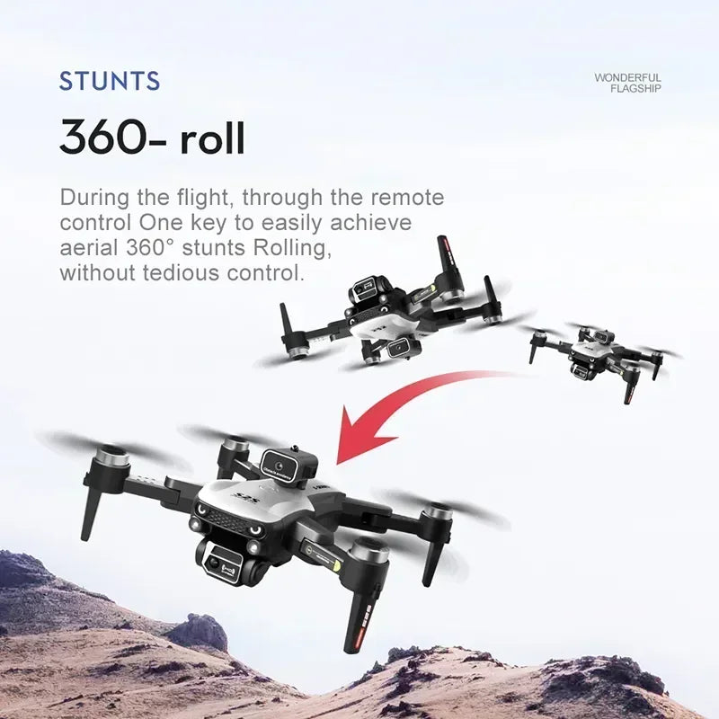 Tidesmit GPS Camera Drone with Obstacle Avoidance and Dual 6K Lens Tidesmit