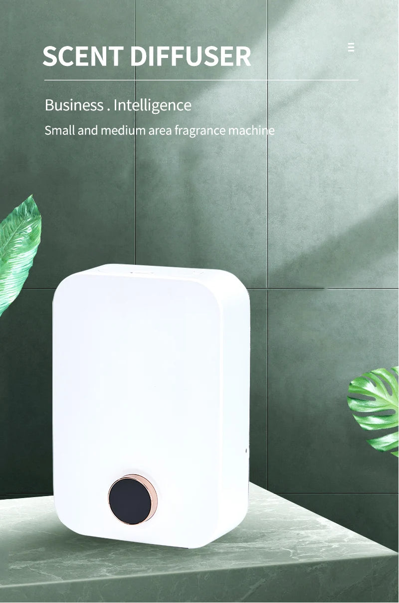 Smart Essential Oil Diffuser Fragrance Aromatherapy Scent Diffuser Machine Air Freshener Waterless Aroma Diffuser for Hotel