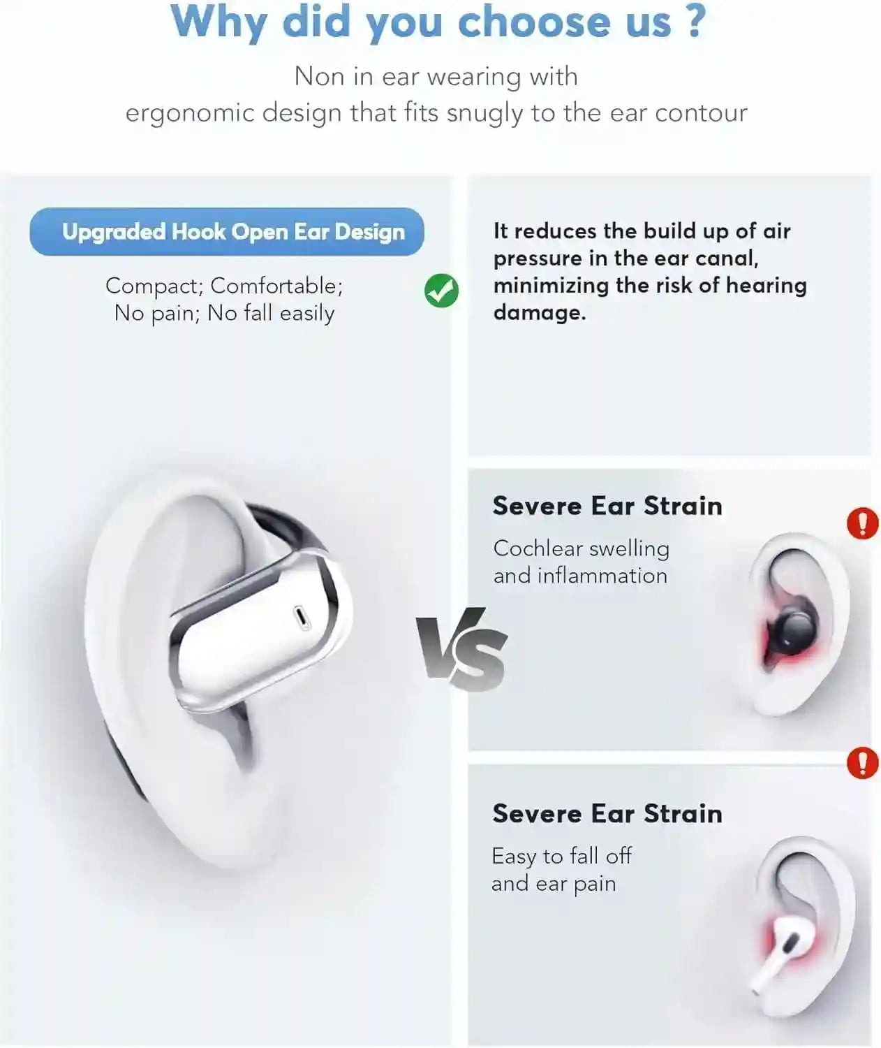 Tidesmit Real Time Translator Earbuds - 144 Languages, Black Tidesmit