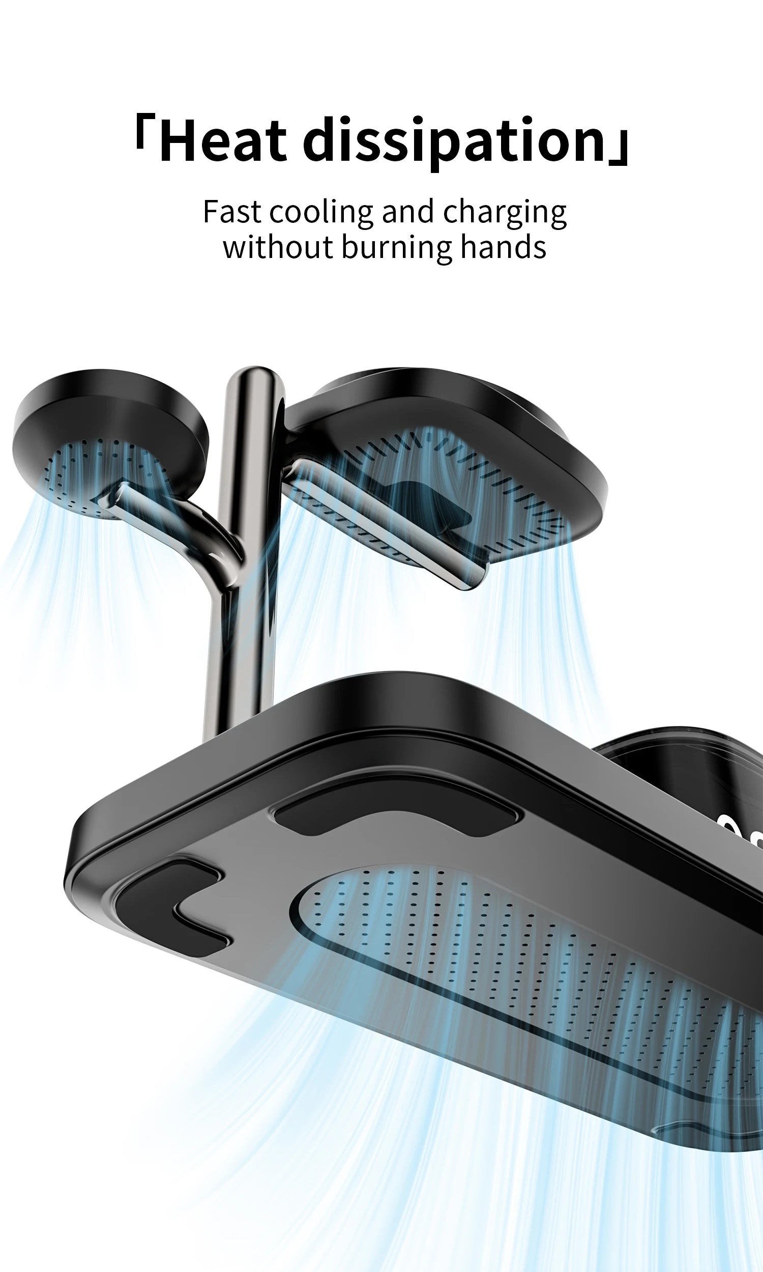 5-in-1 Magnetic Wireless Charger Stand - Qi2 Certified Multi-Device Station Tidesmit