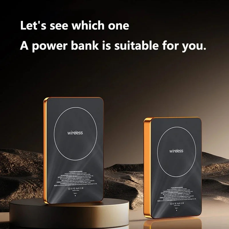 Magnetic Wireless Power Bank 10000mAh Portable Charger by Tidesmit Tidesmit