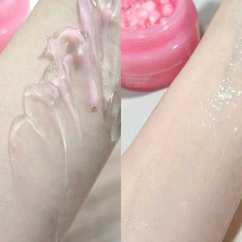 Nicotinamide Infiltrated Pink Collagen Capsule Cream A Facial Moisturizing Product Is Used for Anti-wrinkle And Moisturizing