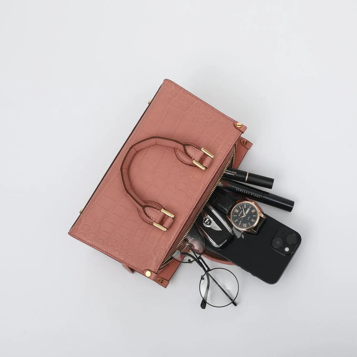 2025 New Designer Matte Crocodile Leather Women Handbag Genuine Leather Lady Tote Bag High Grade Large Capacity Shoulder Bag 45