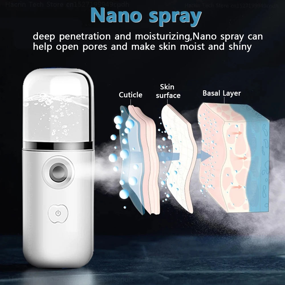 Ultrasonic Face Scrubber - Deep Pore Cleaning & Blackhead Removal Device Scrubs Treatments Tidesmit