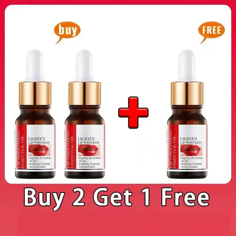 Lip Plumping Serum With Hyaluronic Acid - Hydrating Lip Treatment Lip Care Buy 2 Get 1 Free Tidesmit