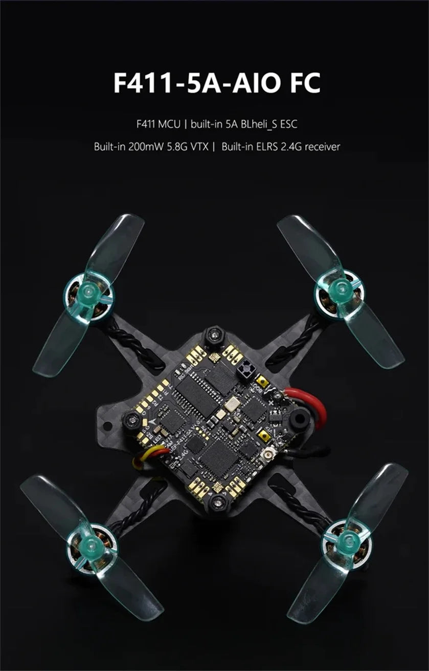 Nanofly16 Freestyle FPV Quadcopter - ELRS 2.4G & Frame Options Tidesmit