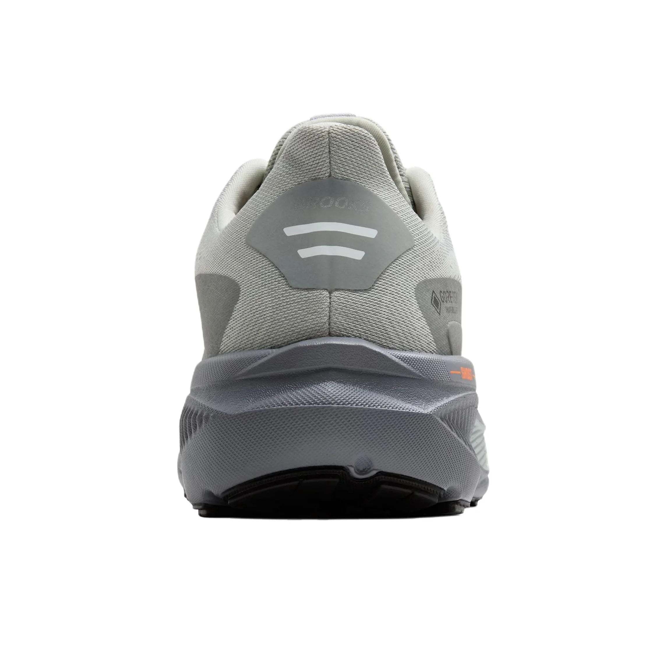Brooks Ghost 17 Waterproof Running Shoes Men's Gray Orange 110462-1D-022