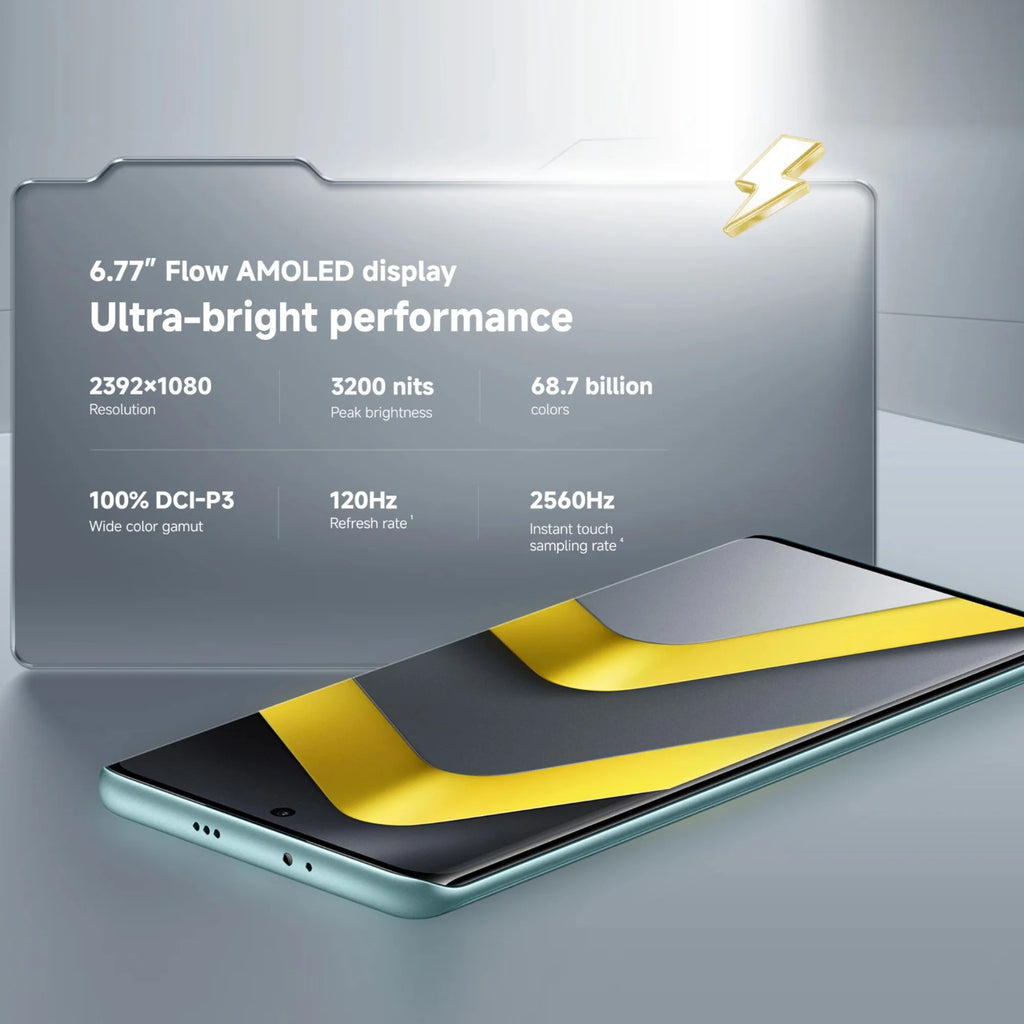 POCO M8 5G Smartphone 256GB - 120Hz AMOLED Display, 45W Fast Charging AE Tidesmit