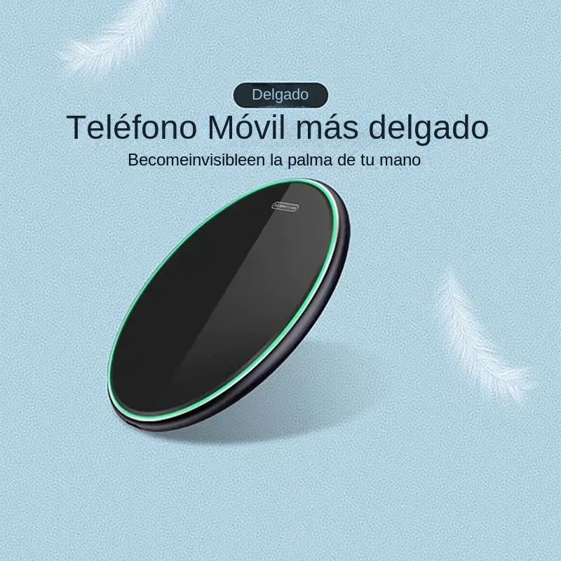 15W Qi Certified Wireless Charger Pad for iPhone and Samsung - Black Tidesmit