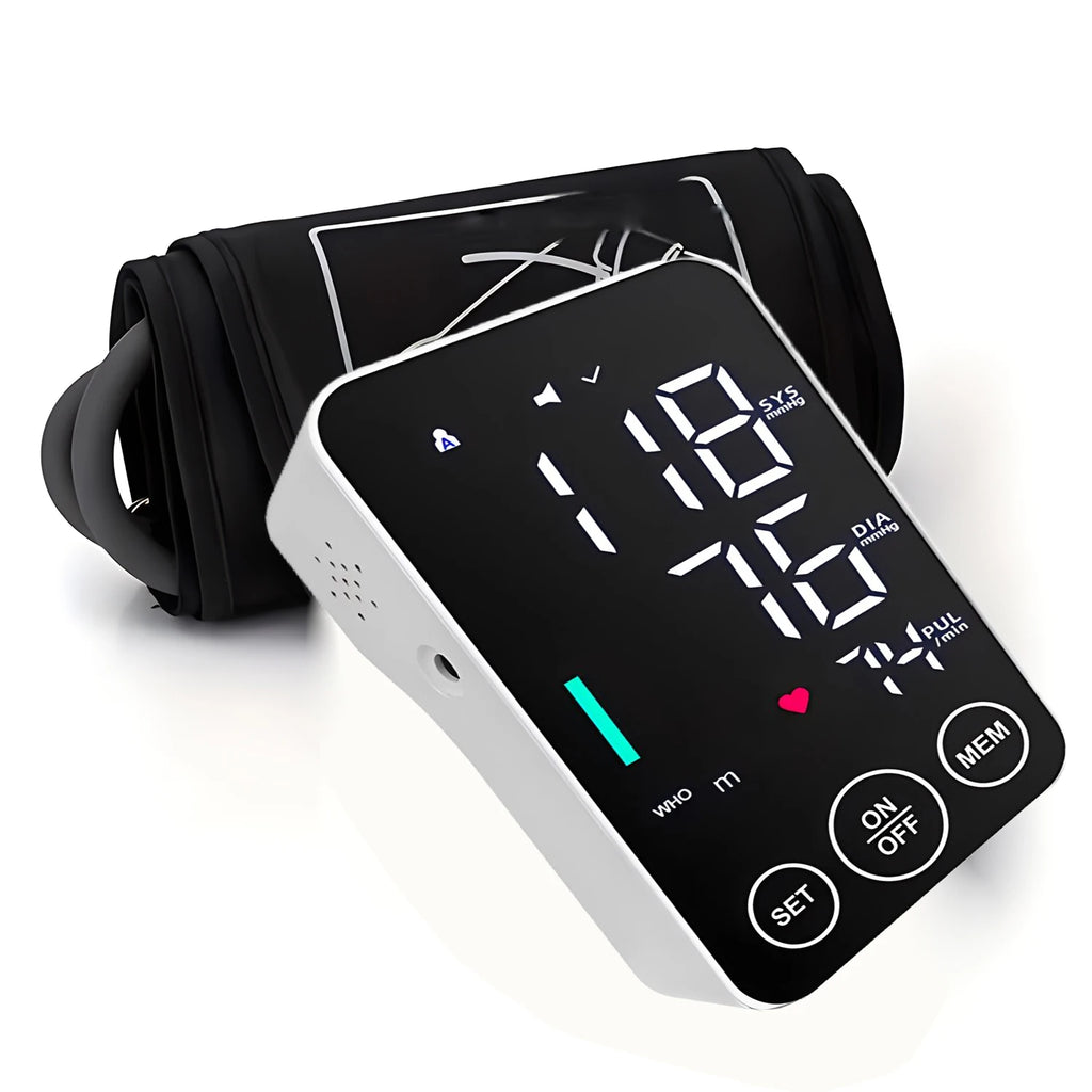 Blood Pressure Monitor Upper Arm Automatic Tonometer Digital Blood Pressure Meter BP Medical Sphygmomanometer Pulse BP monitor