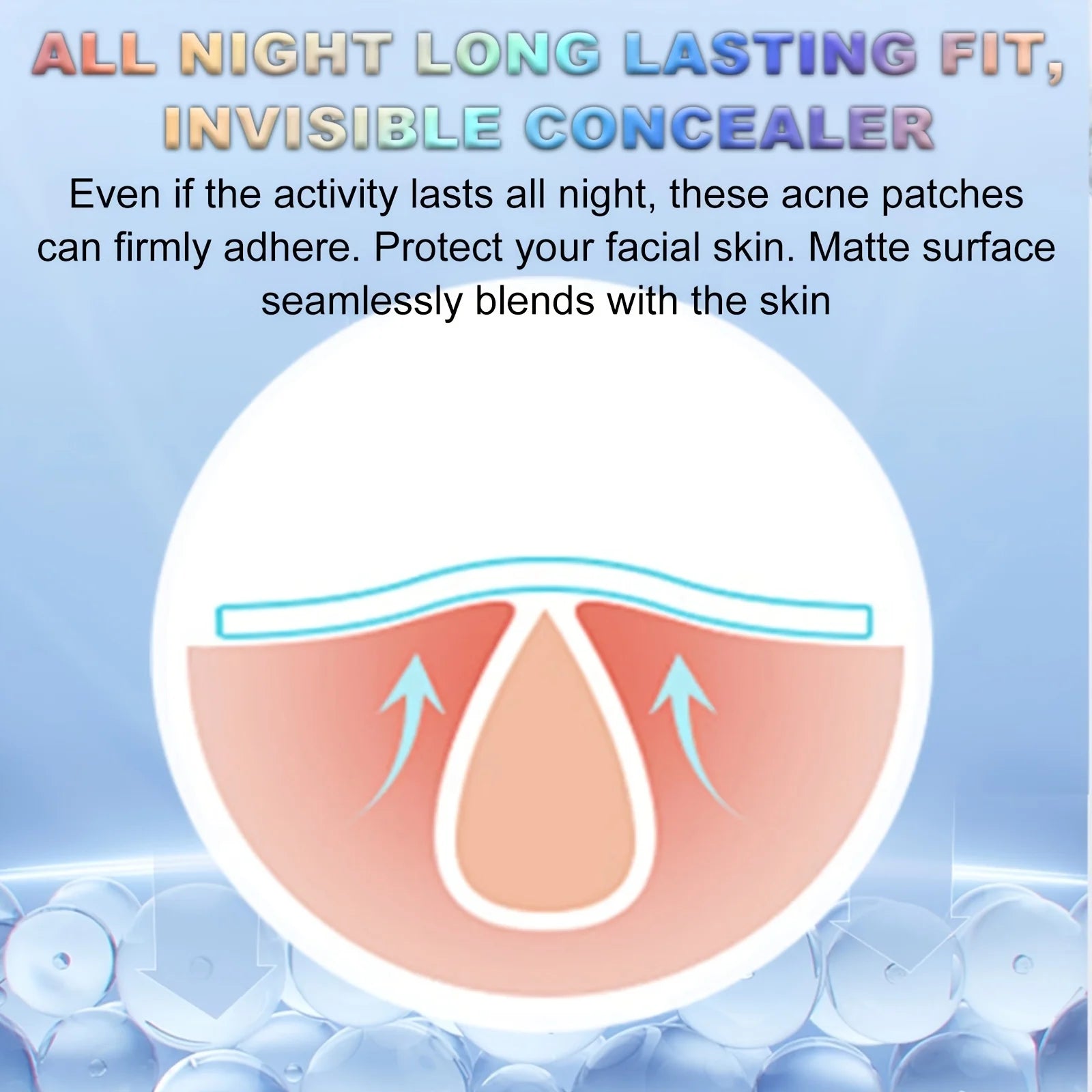 1680Pcs Hydrocolloid Emergency Concealer Patch Gentle and non-irritating, covering blemishes, acne, perfect concealer acne patch