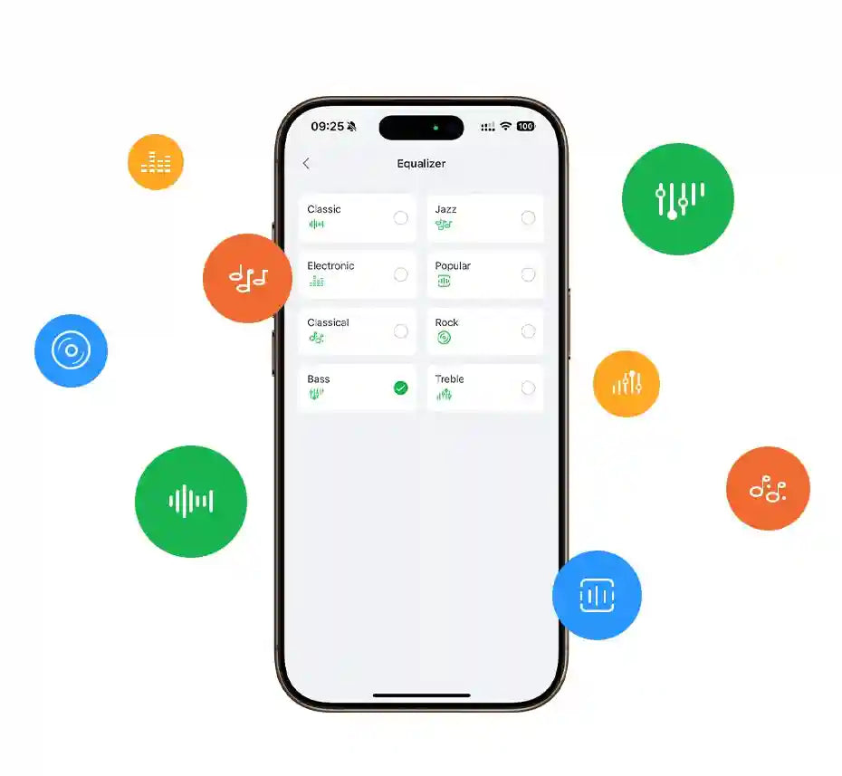 Wireless Noise Cancelling Over-Ear Headphones - 120H Studio Pro Audio Tidesmit