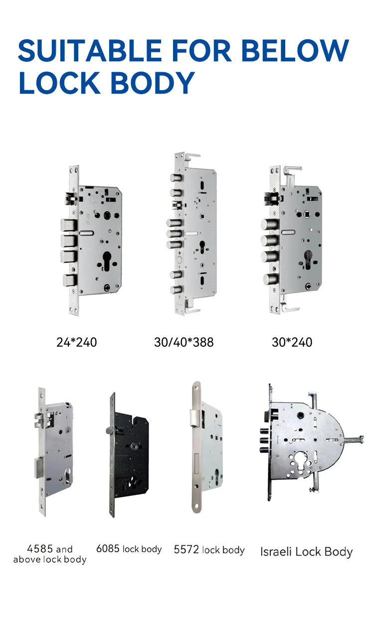 Fechadura Digital Security Lock 3D Face Recgonistion Tuya Wifi Smart Door Lock With Intercom Camera Fingerprint Macha Browwn
