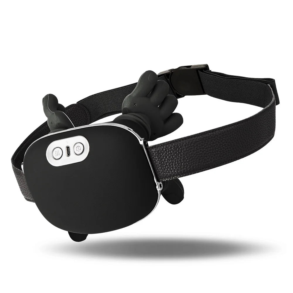 4D Neck and Shoulder Massager: Bionic Kneading Wireless Electric Massager Body Shaping Massage Equipment Black Tidesmit