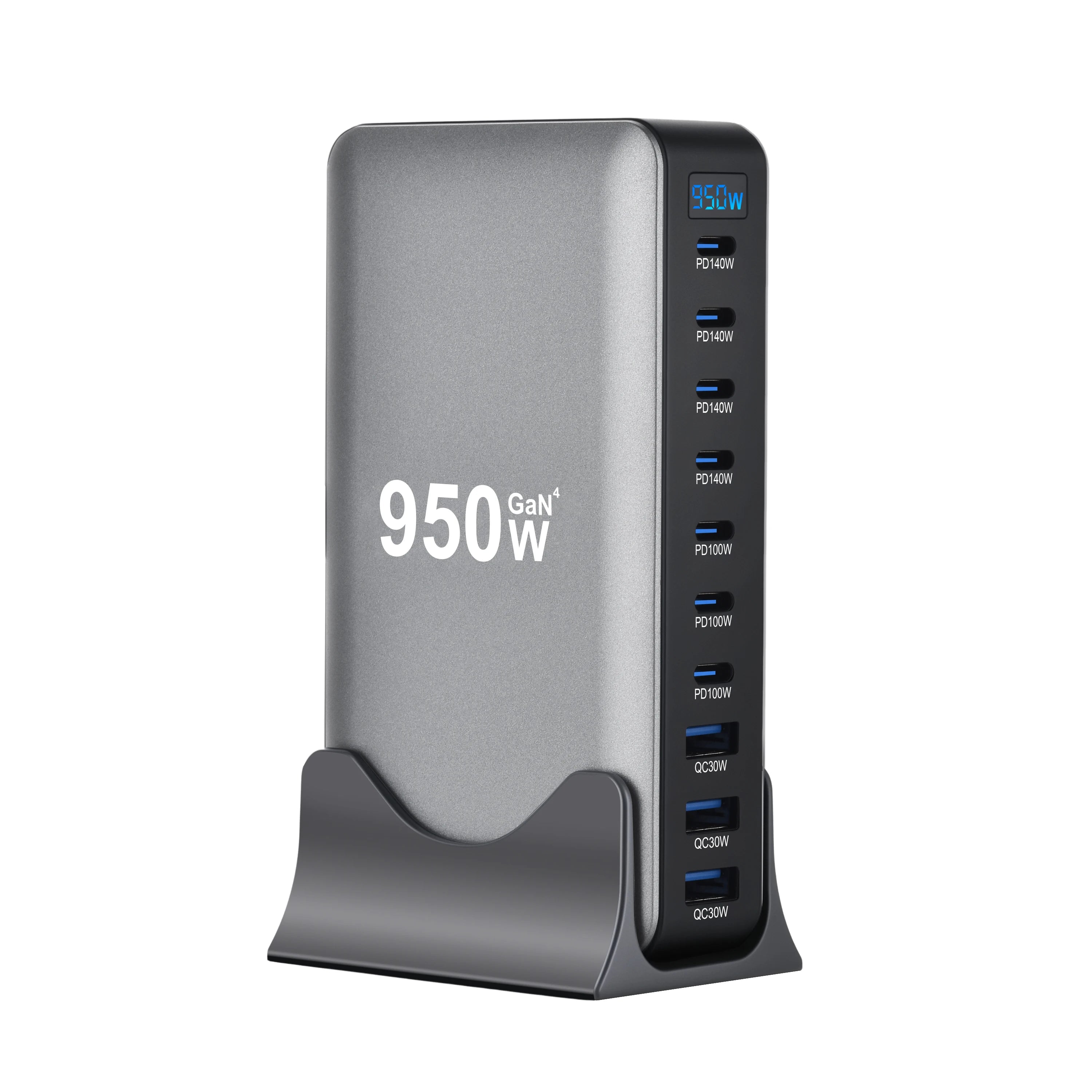 Tidesmit 950W 10-Port USB-C GaN Desktop Fast Charging Station Tidesmit