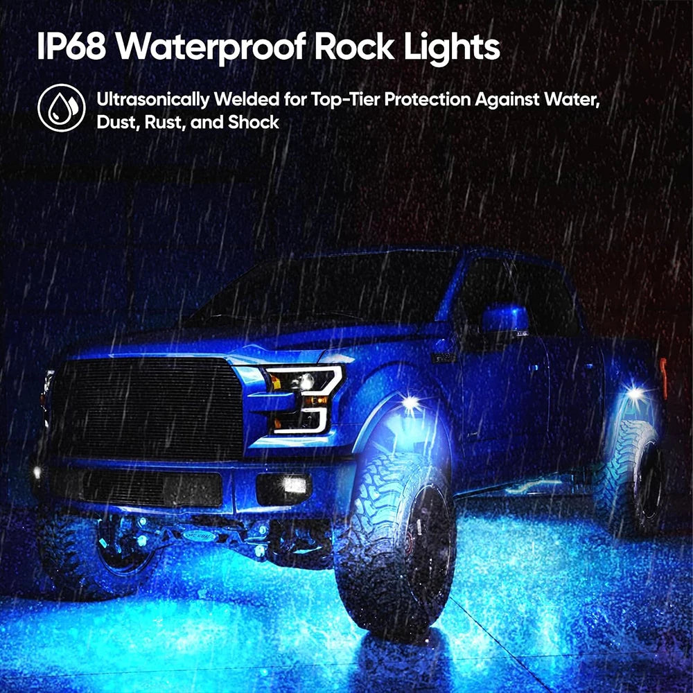 Underglow Rock Lights RGB LED Kit for Truck ATV UTV - Tidesmit Tidesmit