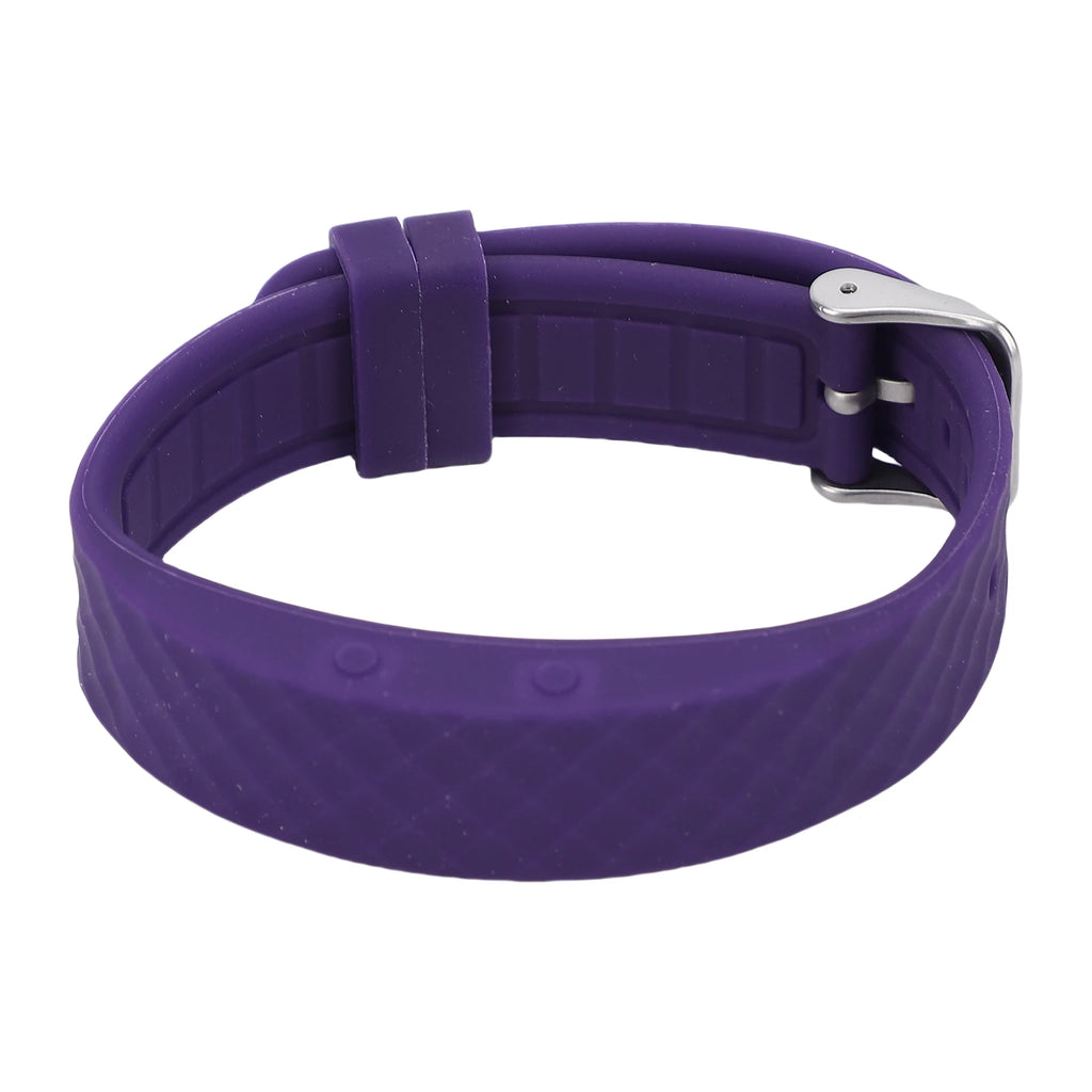 Vibrating Alarm Reminder USB Charging Watch LED Fitness Tracker Watch with Timer for Calories Sleep Tracking Purple