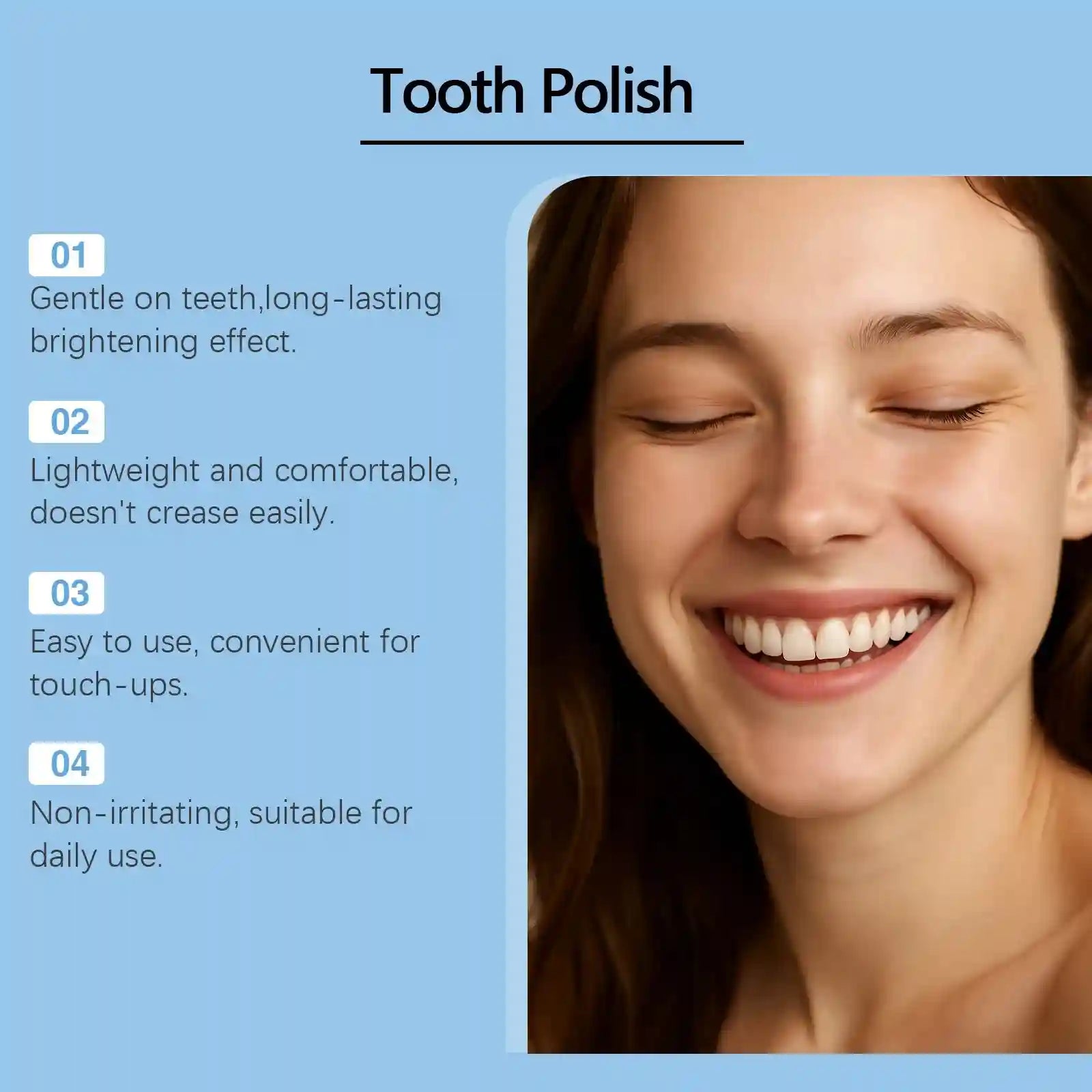 Tidesmit teeth whitening paint for removing plaque and yellow stains for a brighter smile