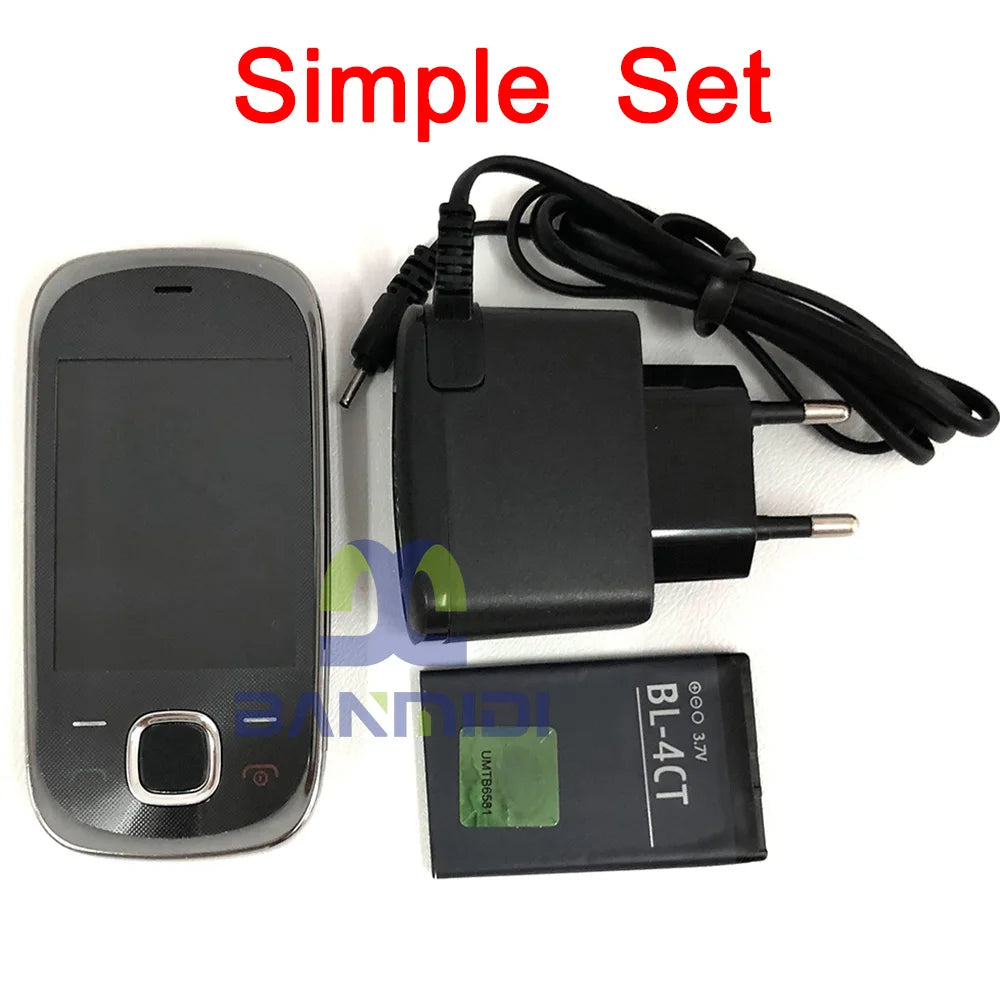 Original 7230 Mobile Cell Phone Unlocked English Russian Hebrew Arabic Keyboard 2G 3G GSM Cellphone. Made in Finland