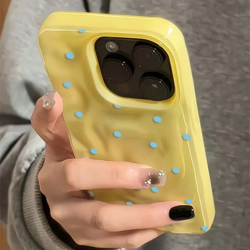Polka Dot Shockproof Phone Case for iPhone - Slim Military-Grade Protection Y25-T11046 Tidesmit