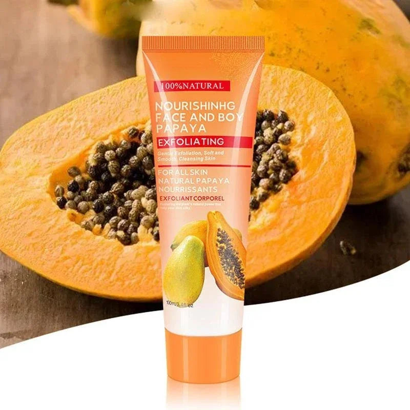 Papaya Essence Exfoliating Face Scrub Gel 100g – Natural Skin Polish Scrubs Treatments Tidesmit