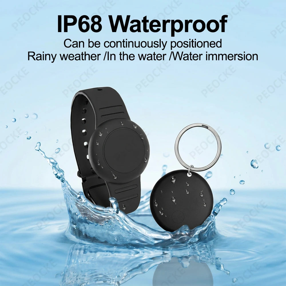 Waterproof Smart Tag Bracelet for Kids-Soft Silicone For Android Tracker Tag With Watch Band Case Cover, Lightweight GPS Tracker