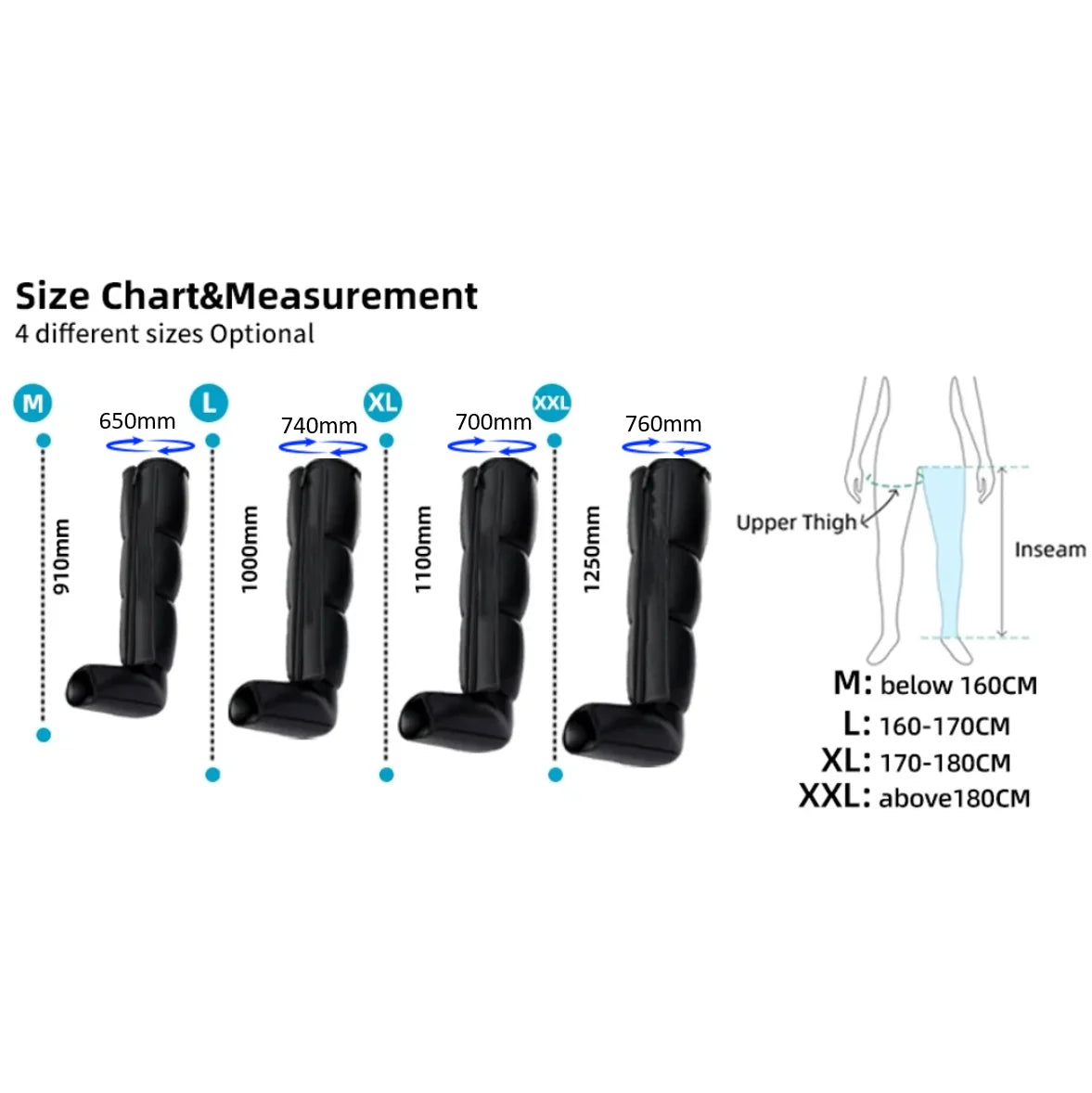 Lymphatic Drainage Compression Boots for Leg Recovery | Tidesmit Relaxation Treatment Tidesmit