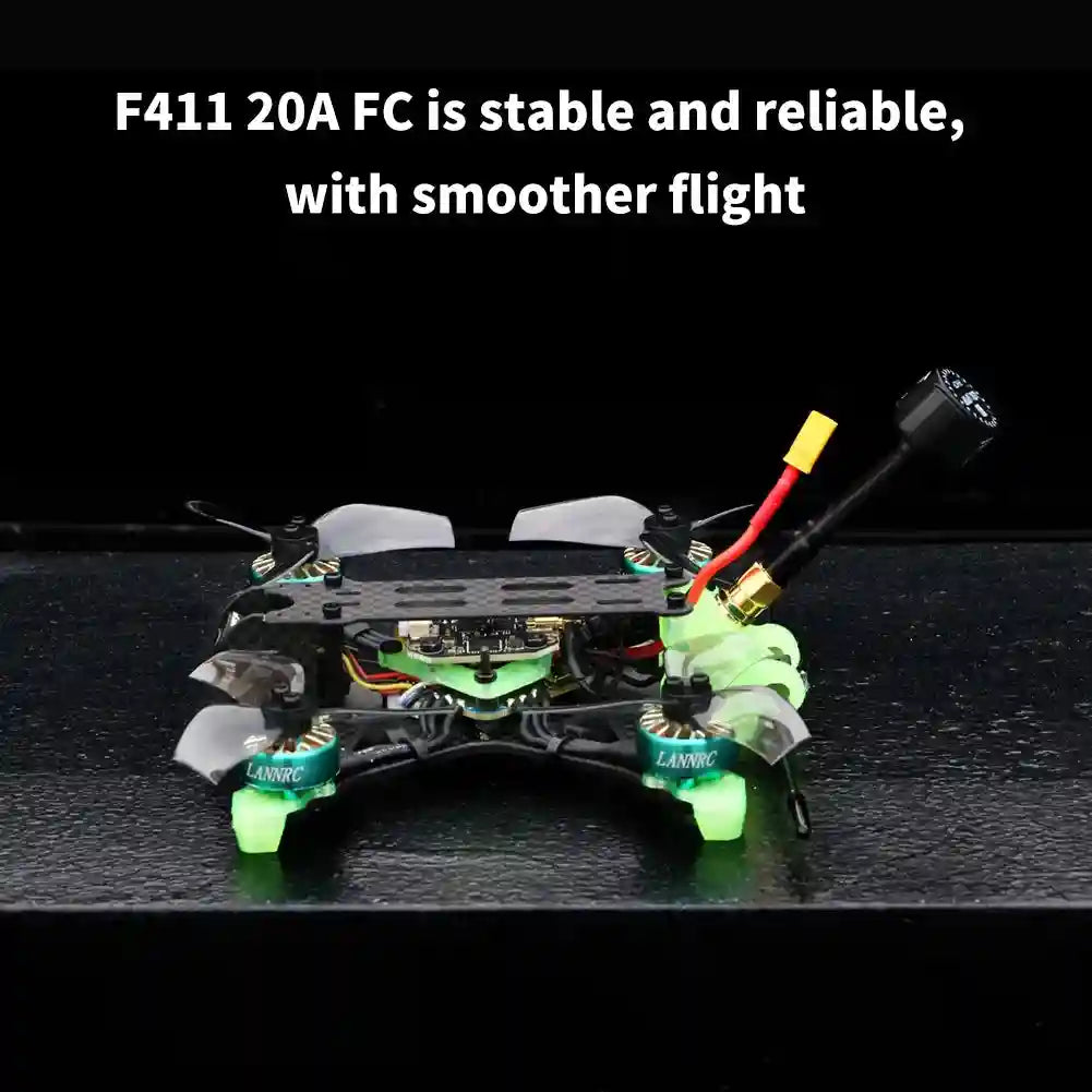 2.5 Inch Freestyle FPV Drone - ELRS Racing Multirotor for Precision Flight Tidesmit