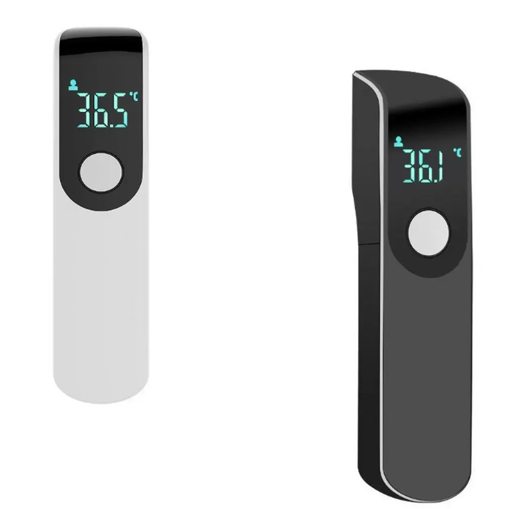Wrist Blood Pressure Monitor LED Rechargeable English Voice Broadcast Tonometer BP Monitor Forehead Digital Thermometer