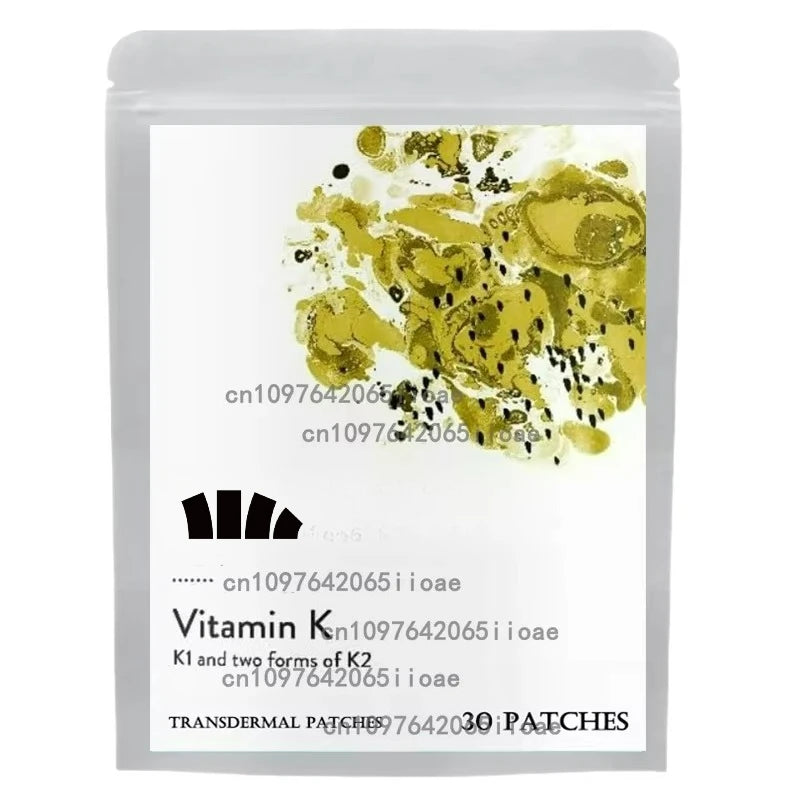 Tidesmit Vitamin K1 and K2 Triple Play Transdermal Patches for bone support - 30 count supplement pack.