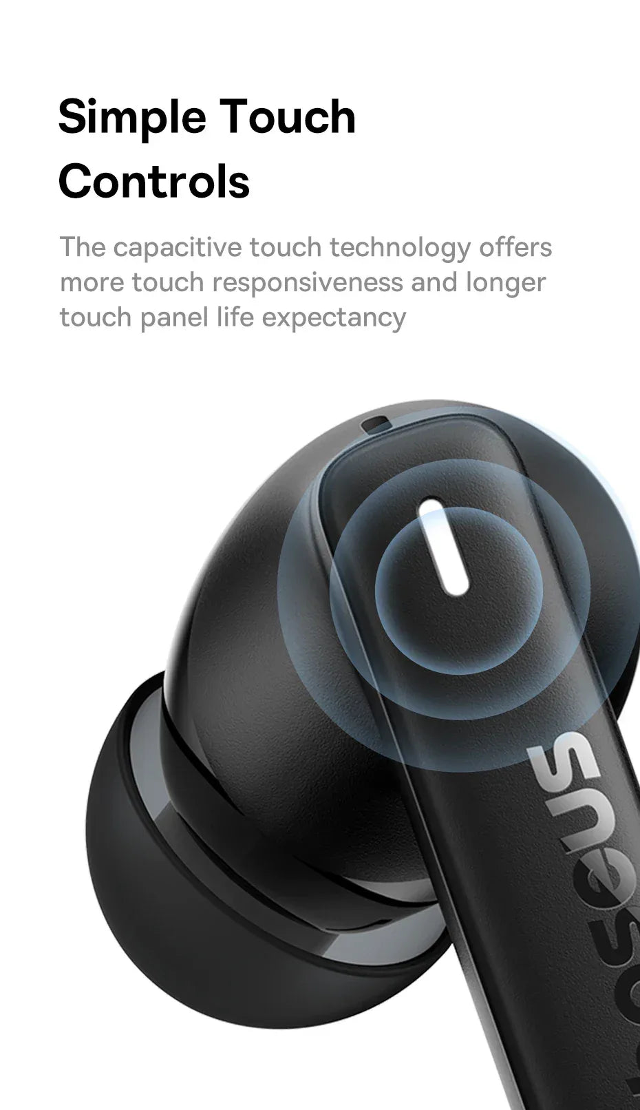 Tidesmit Wireless Earbuds with Deep Bass - 33Hr Playtime IPX5 Tidesmit