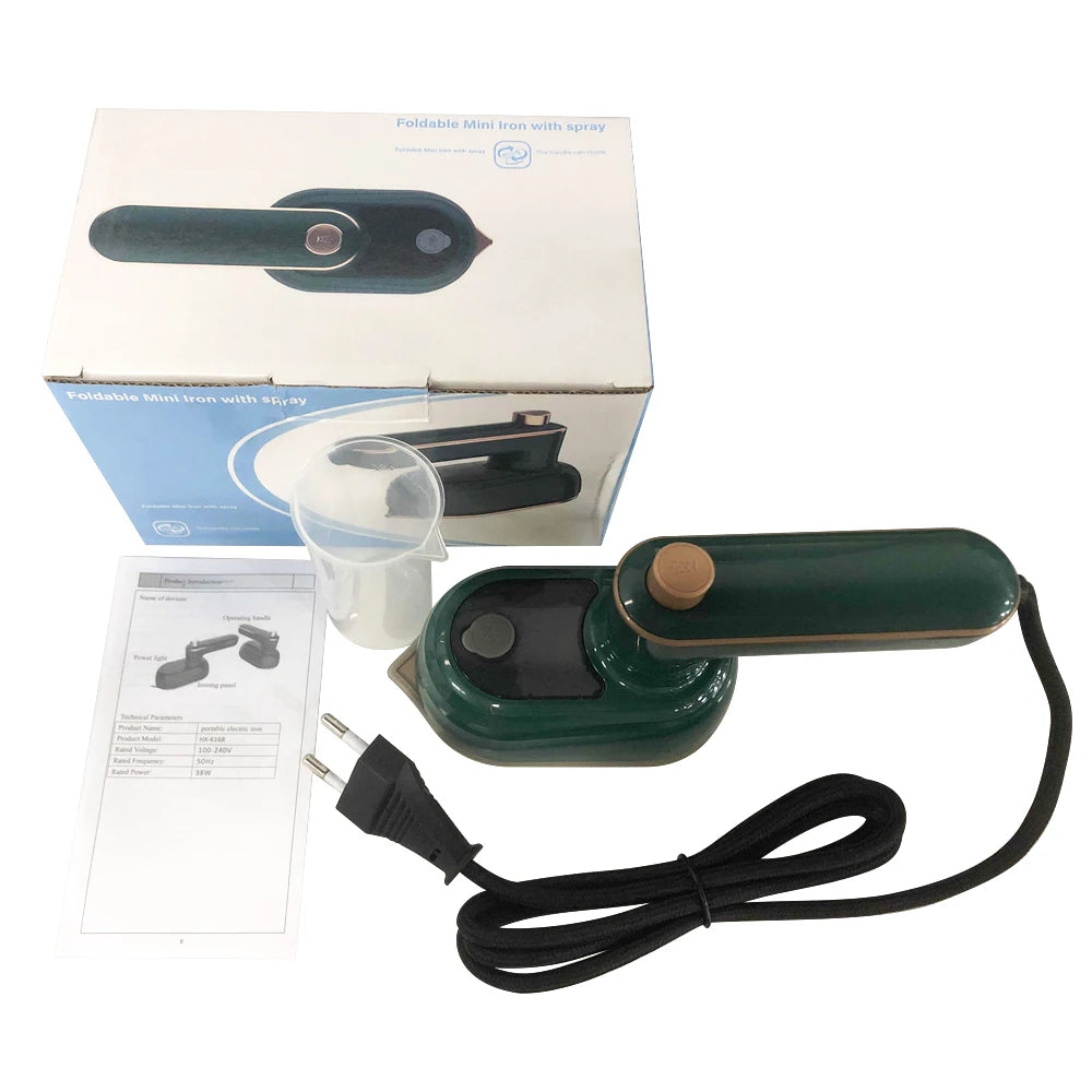 Tidesmit portable handheld garment steamer for clothes featuring a foldable design for travel and laundry care