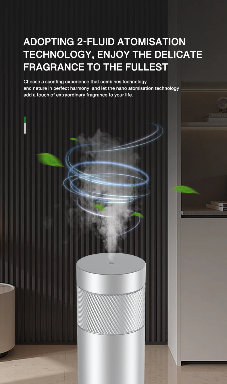 Smart Electric Essential Oil Diffuser Smell Distributor Fragrance Diffuser 200m³ Waterless Scent Air Freshener for Home Hotel