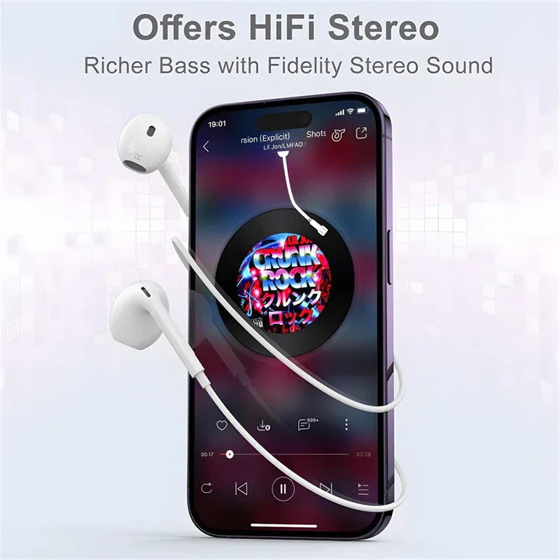 USB C Wired Earbuds with Microphone for Android Phones by Tidesmit Tidesmit