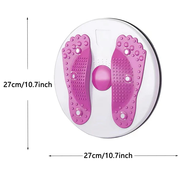 Waist Twisting Disc for Abdominal Fitness - Portable Toning Device Body Shaping Massage Equipment Tidesmit