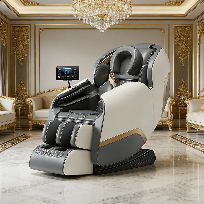 Massage Chair Recliner with Heat and Shiatsu Therapy, Gray | Tidesmit Massage Chairs Tidesmit